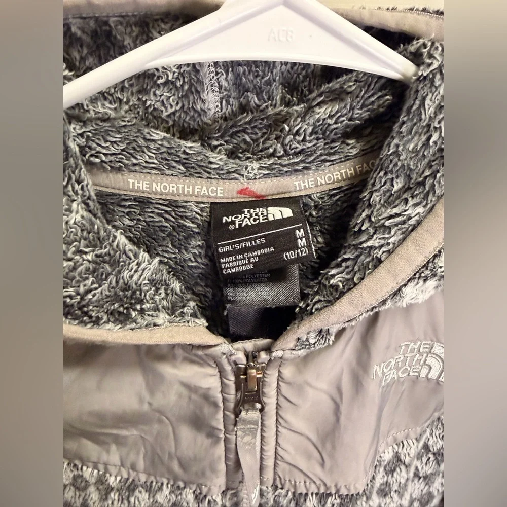 Youth Girls The North Face Oso Fleece Full Zip Hooded Jacket